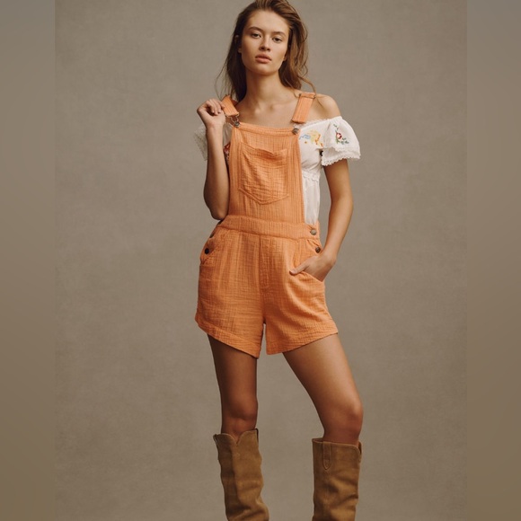 Pilcro Gauze Micro Overalls NWT SZ 4 - Picture 4 of 9